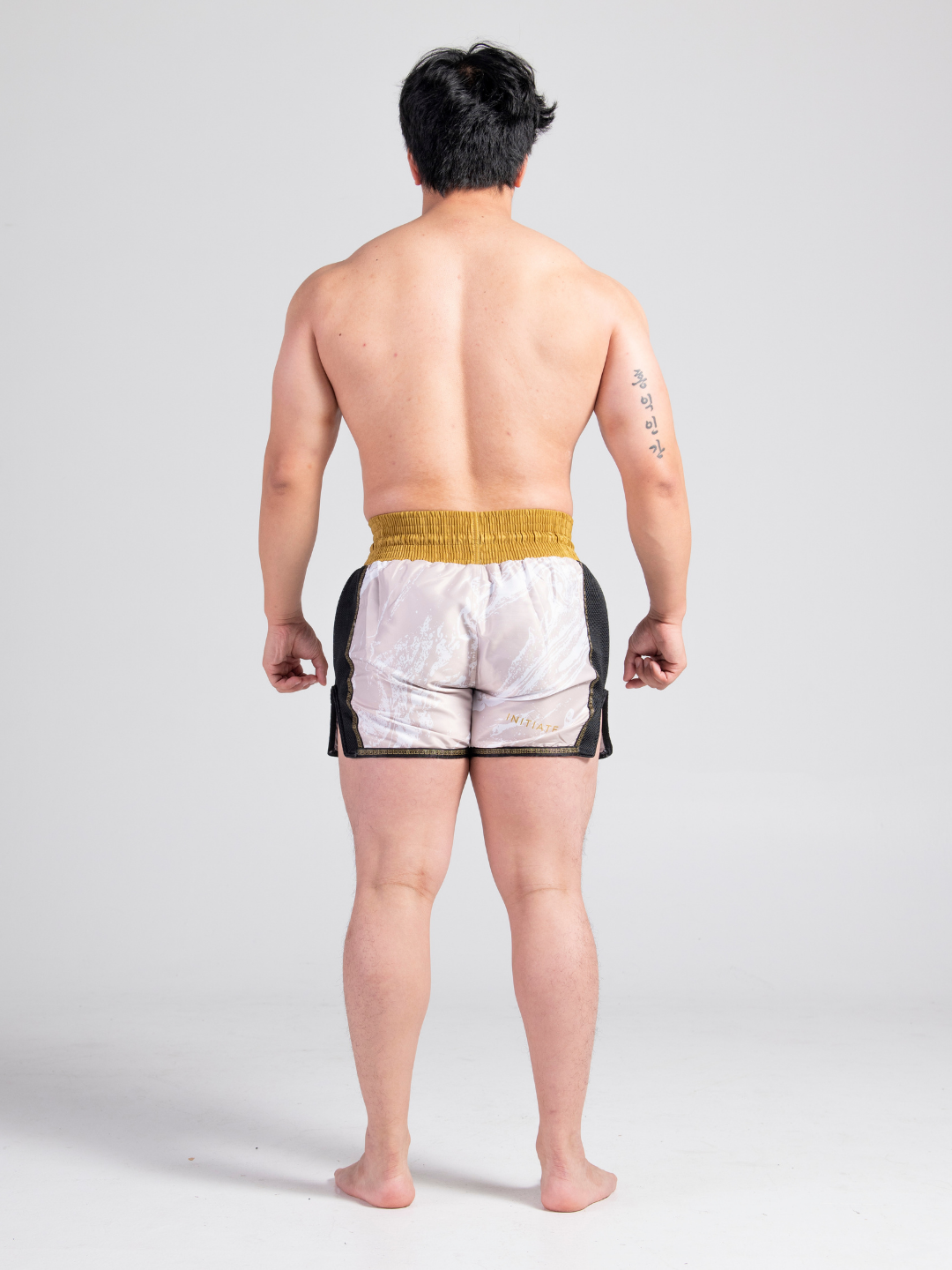 Ivory Dynasty Muay Thai Shorts - Beige