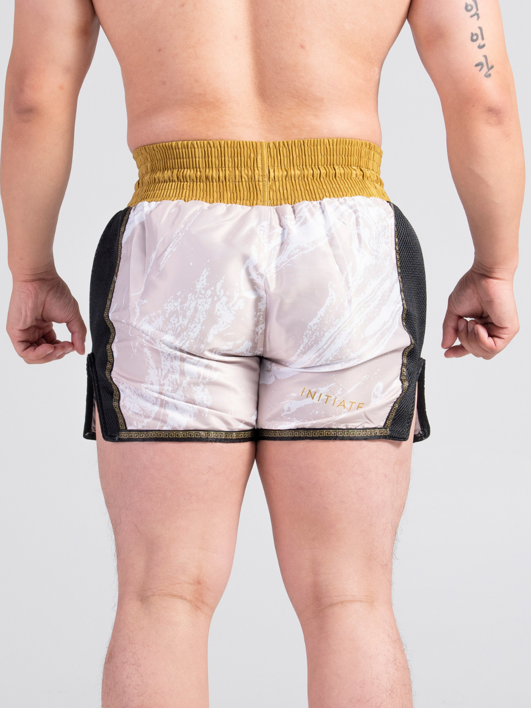 Ivory Dynasty Muay Thai Shorts - Beige