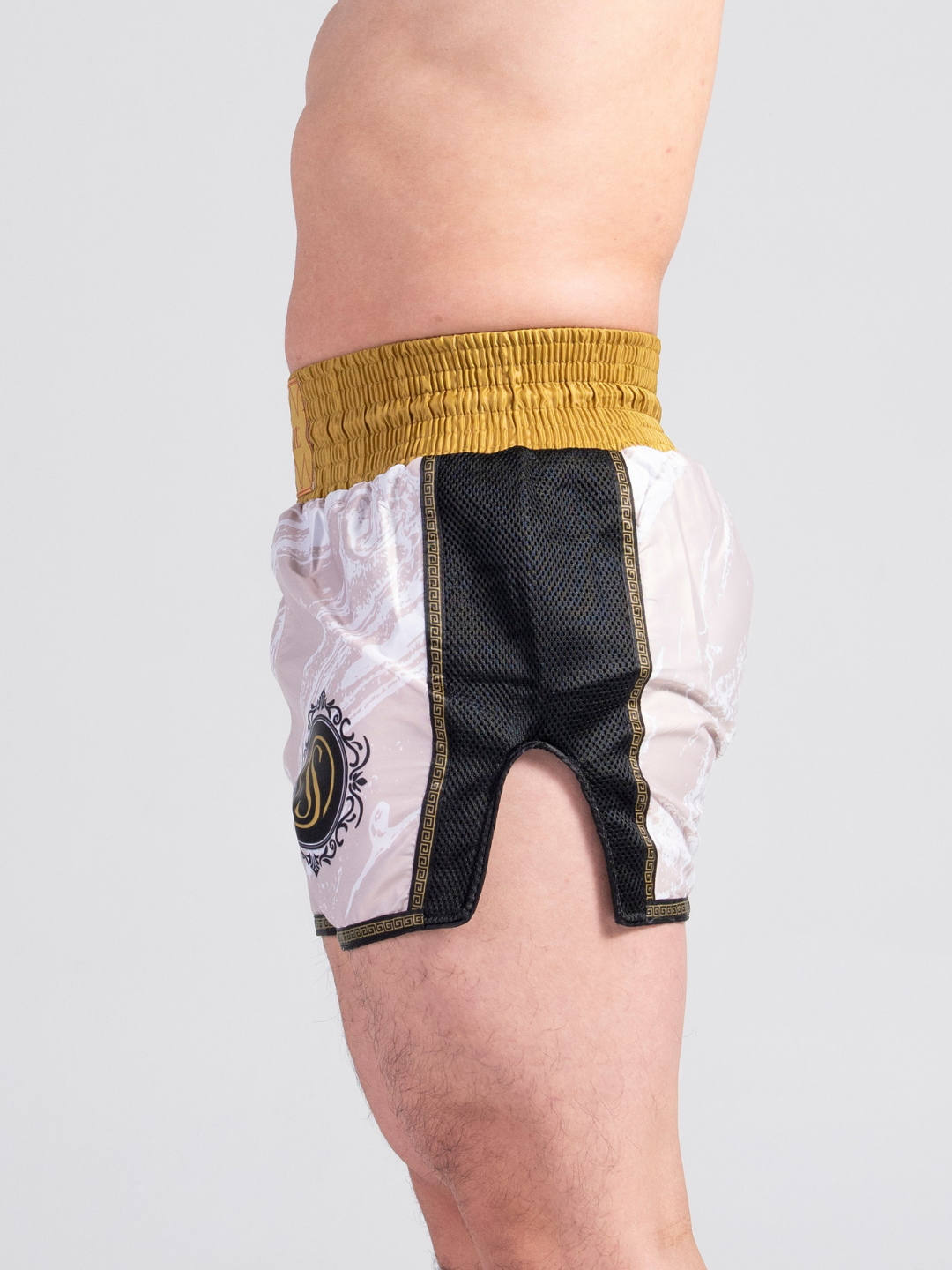 Ivory Dynasty Muay Thai Shorts - Beige