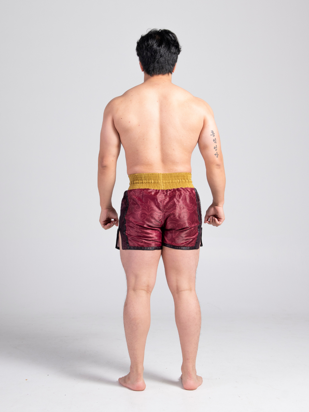 Blood Dynasty Muay Thai Shorts - Burgundy