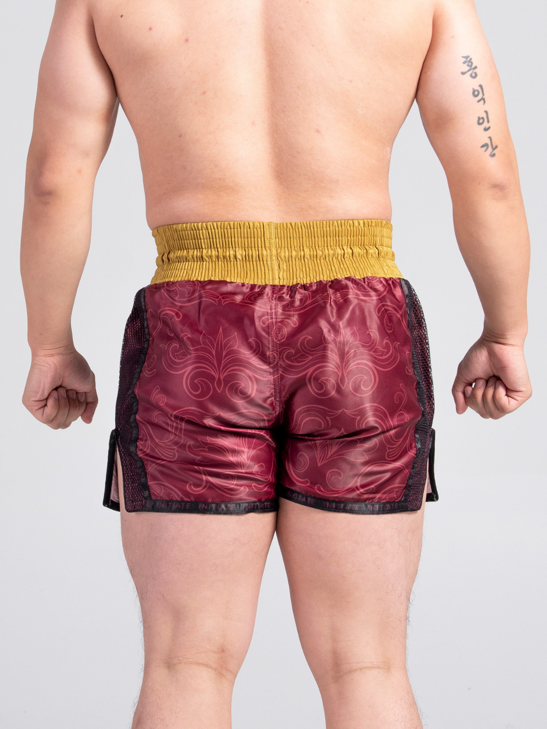 Blood Dynasty Muay Thai Shorts - Burgundy