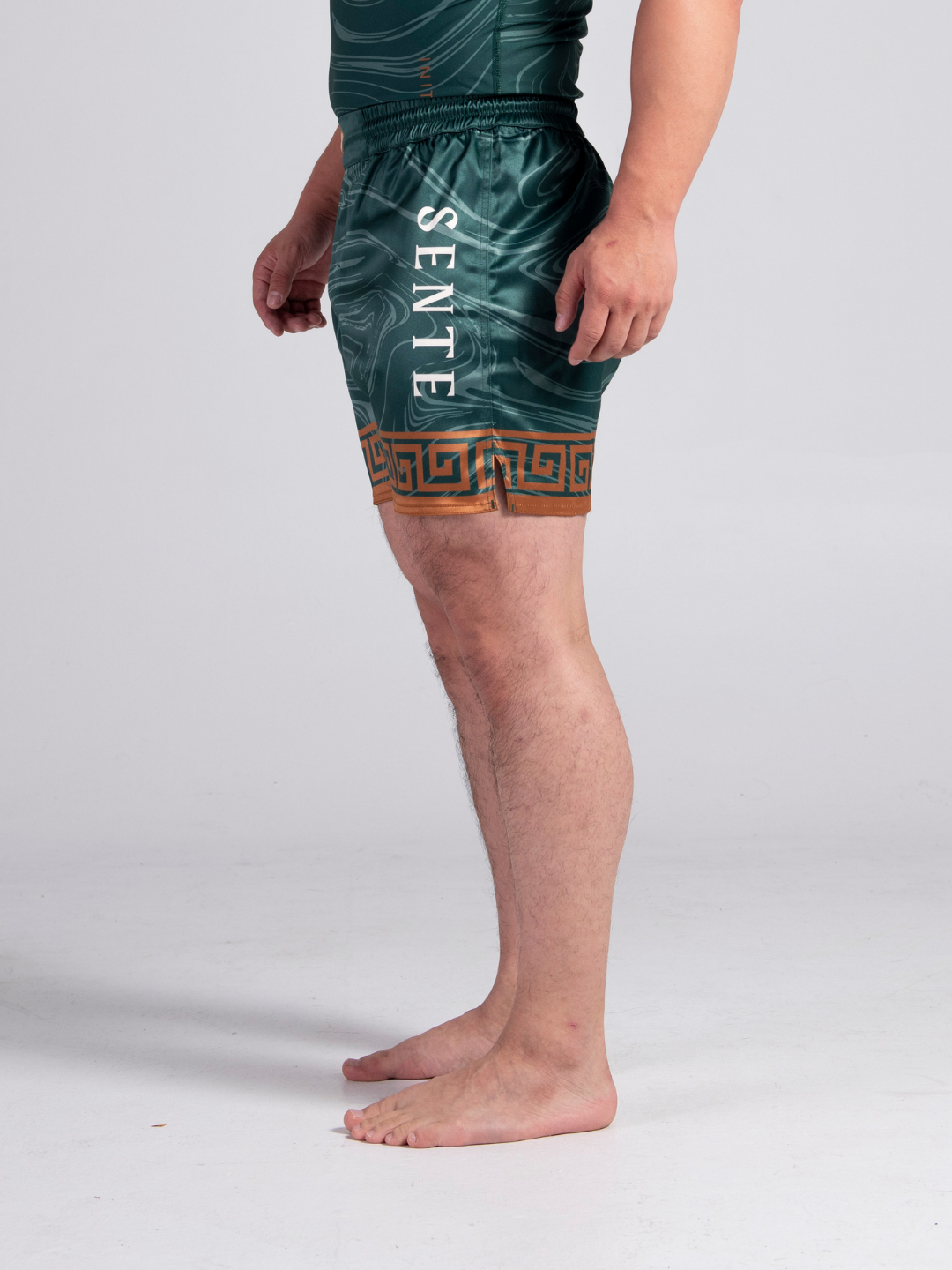 Emerald Eclipse BJJ Shorts - Sheen Green