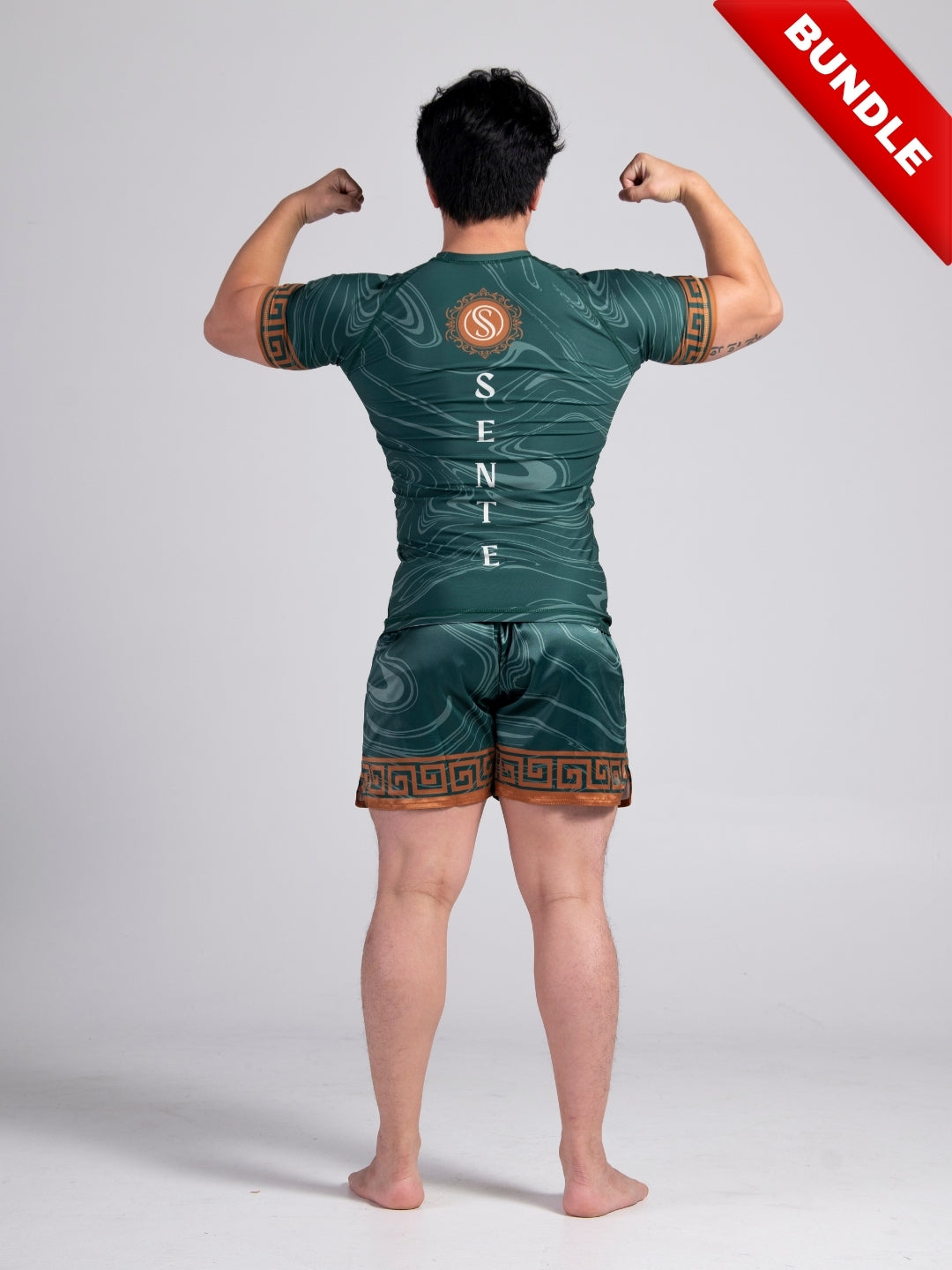 Emerald Eclipse BJJ Rashguard & Shorts ESSENTIALS Bundle