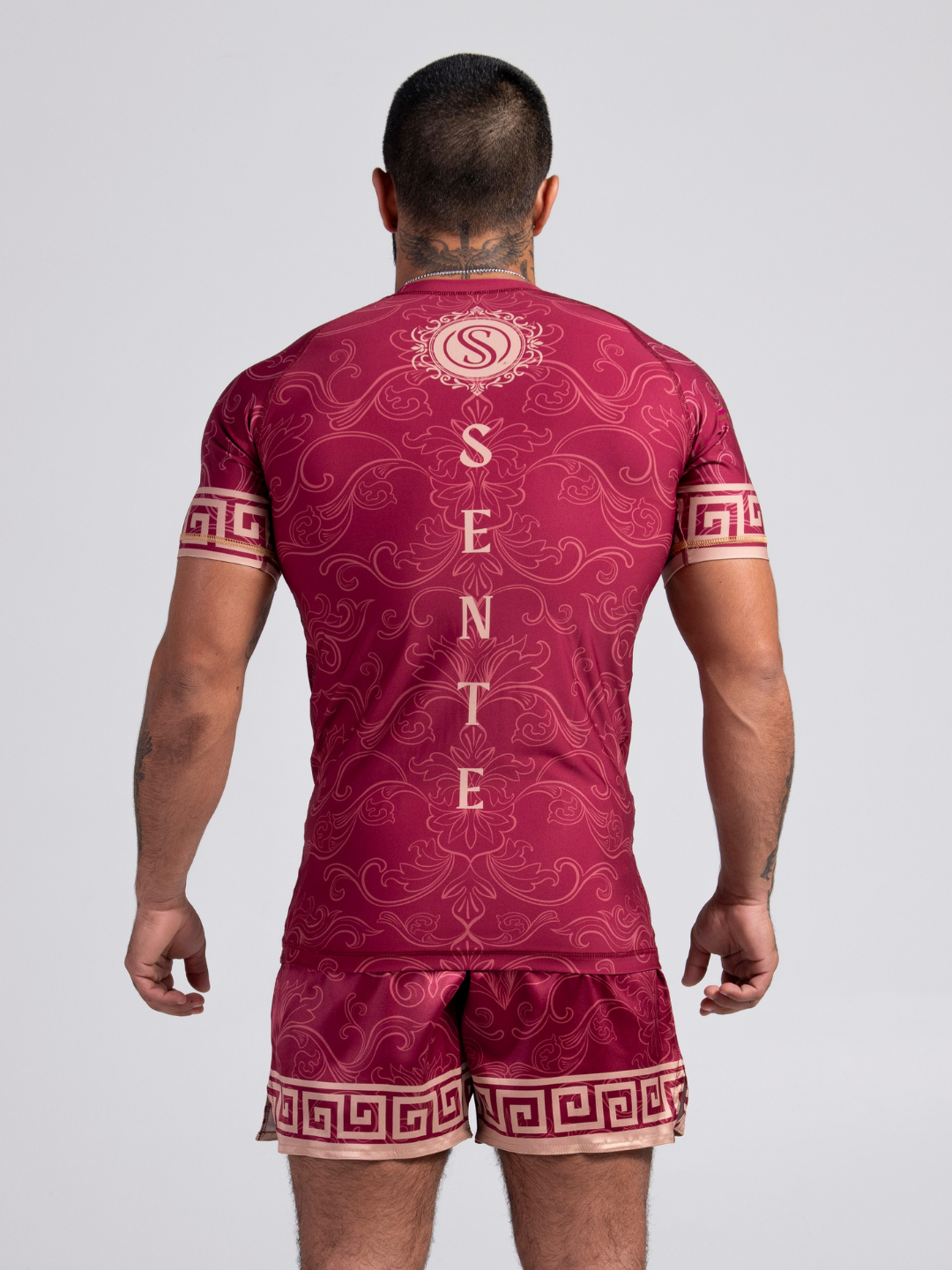 Crimson Veil BJJ Rashguard - Matte Burgundy