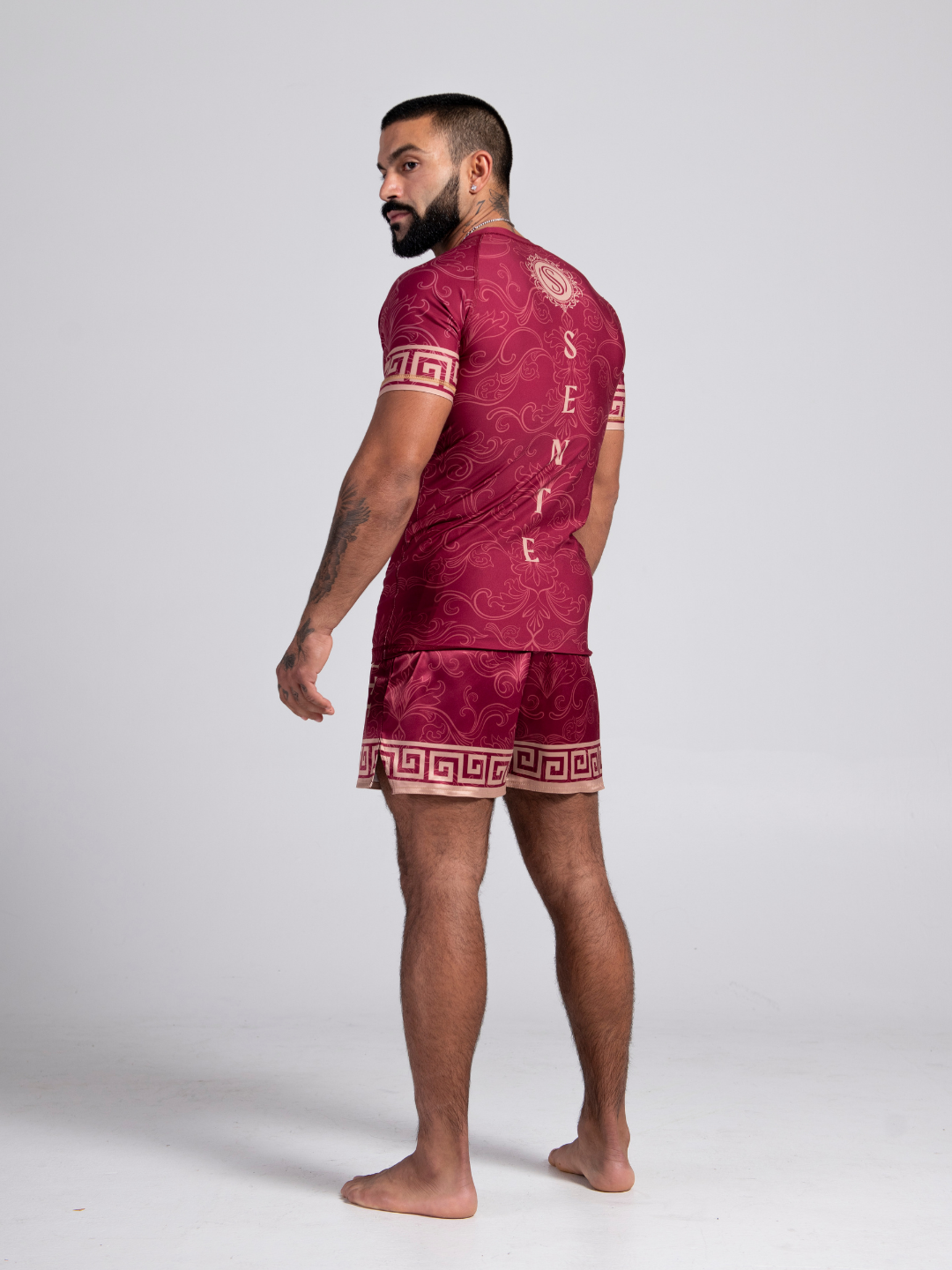 Crimson Veil BJJ Rashguard - Matte Burgundy