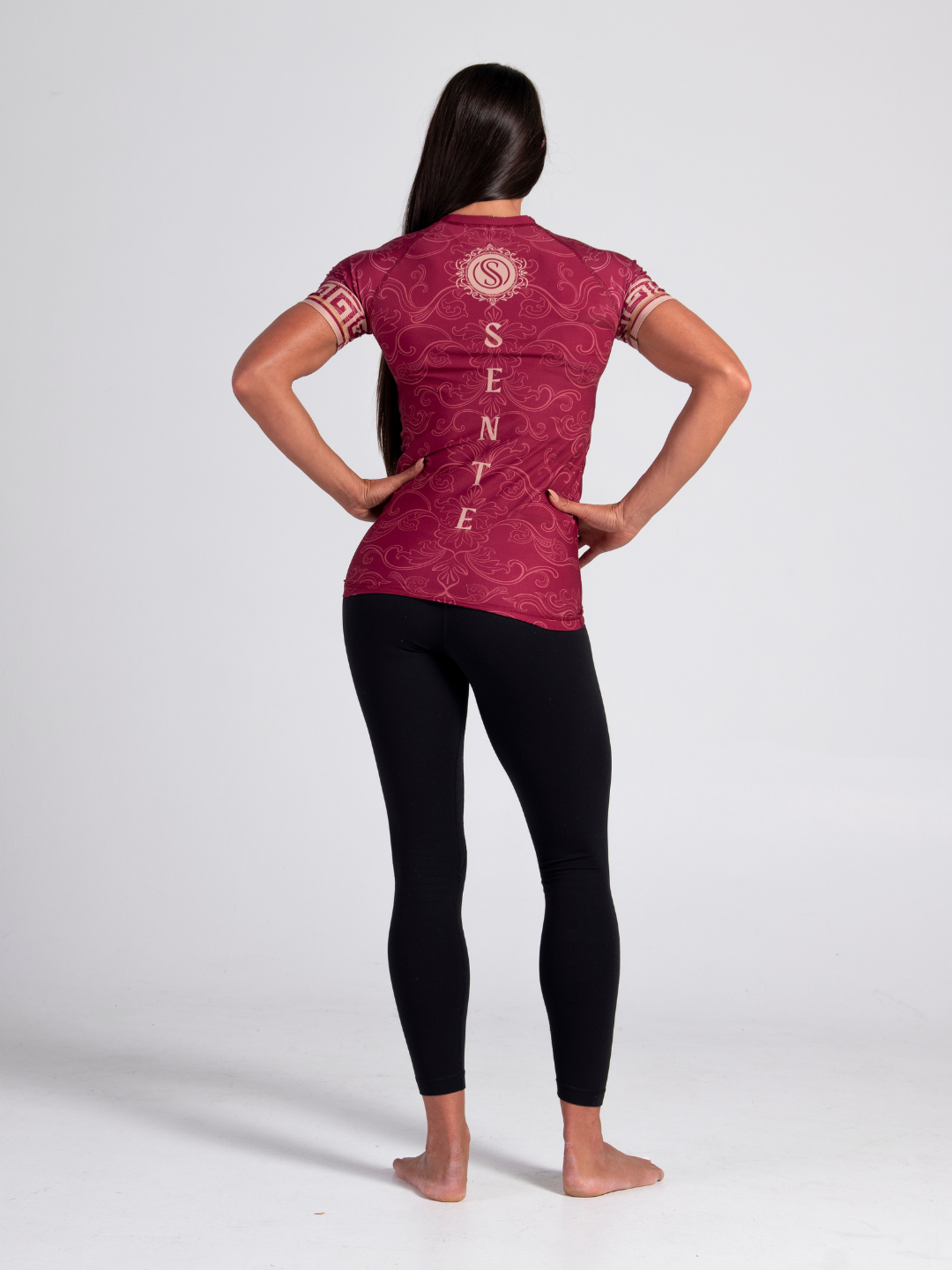 Crimson Veil BJJ Rashguard - Matte Burgundy
