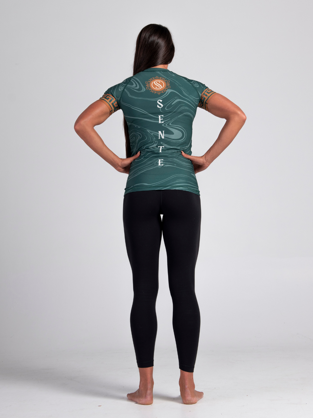 Emerald Eclipse BJJ Rashguard - Matte Green