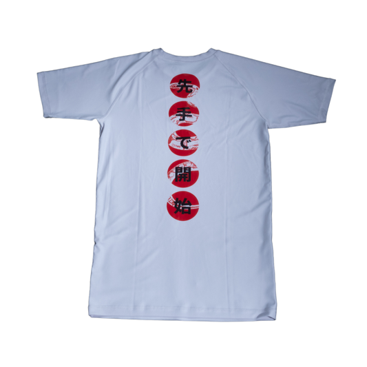 Kaishi BJJ Rashguard - Ivory White