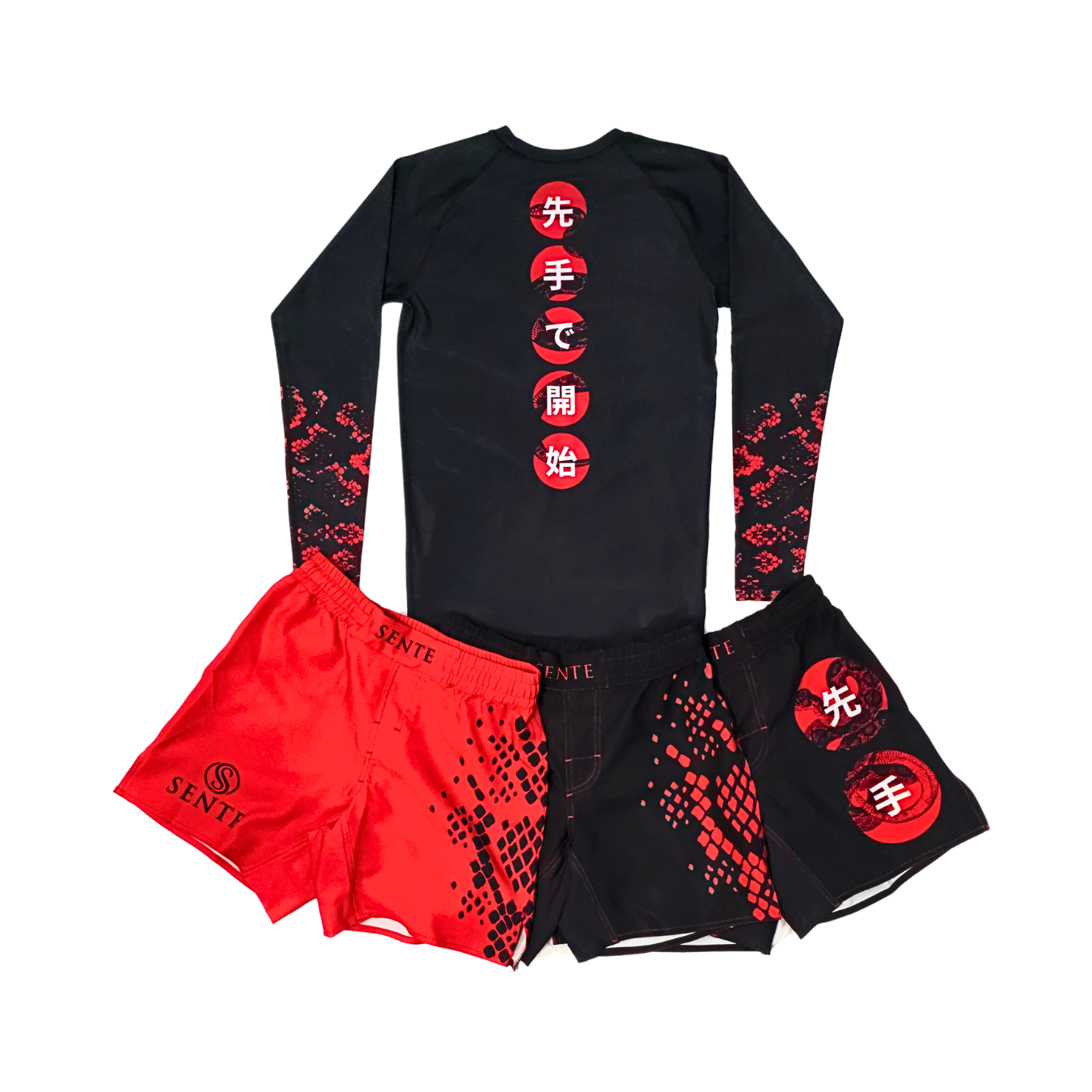 Kaishi BJJ Long Sleeve Rashguard - Obsidian Black