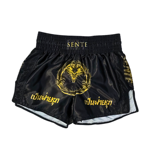 Dragon's Breath Muay Thai Shorts - Gold