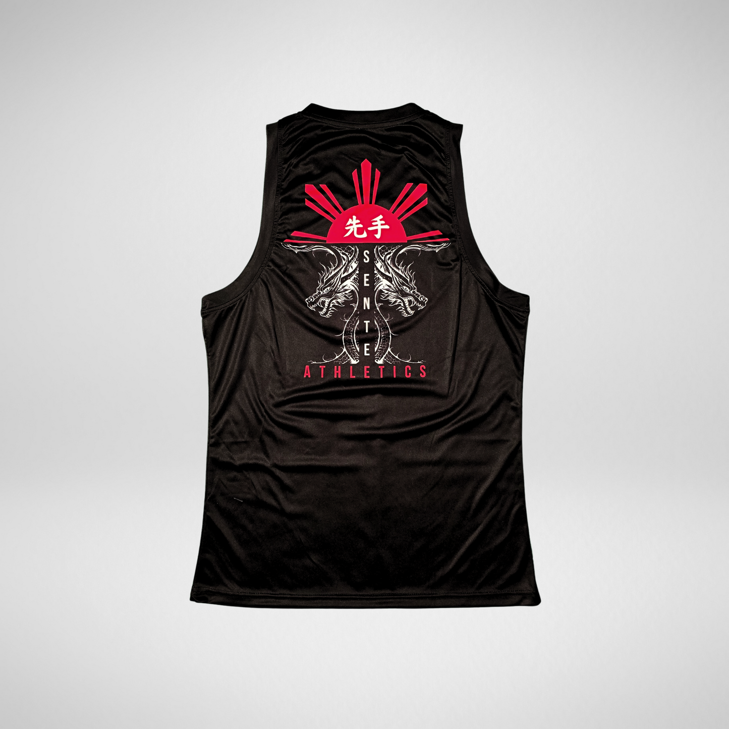 Dragon's Breath Red Muay Thai Set - jersey, product image by Sente Athletics