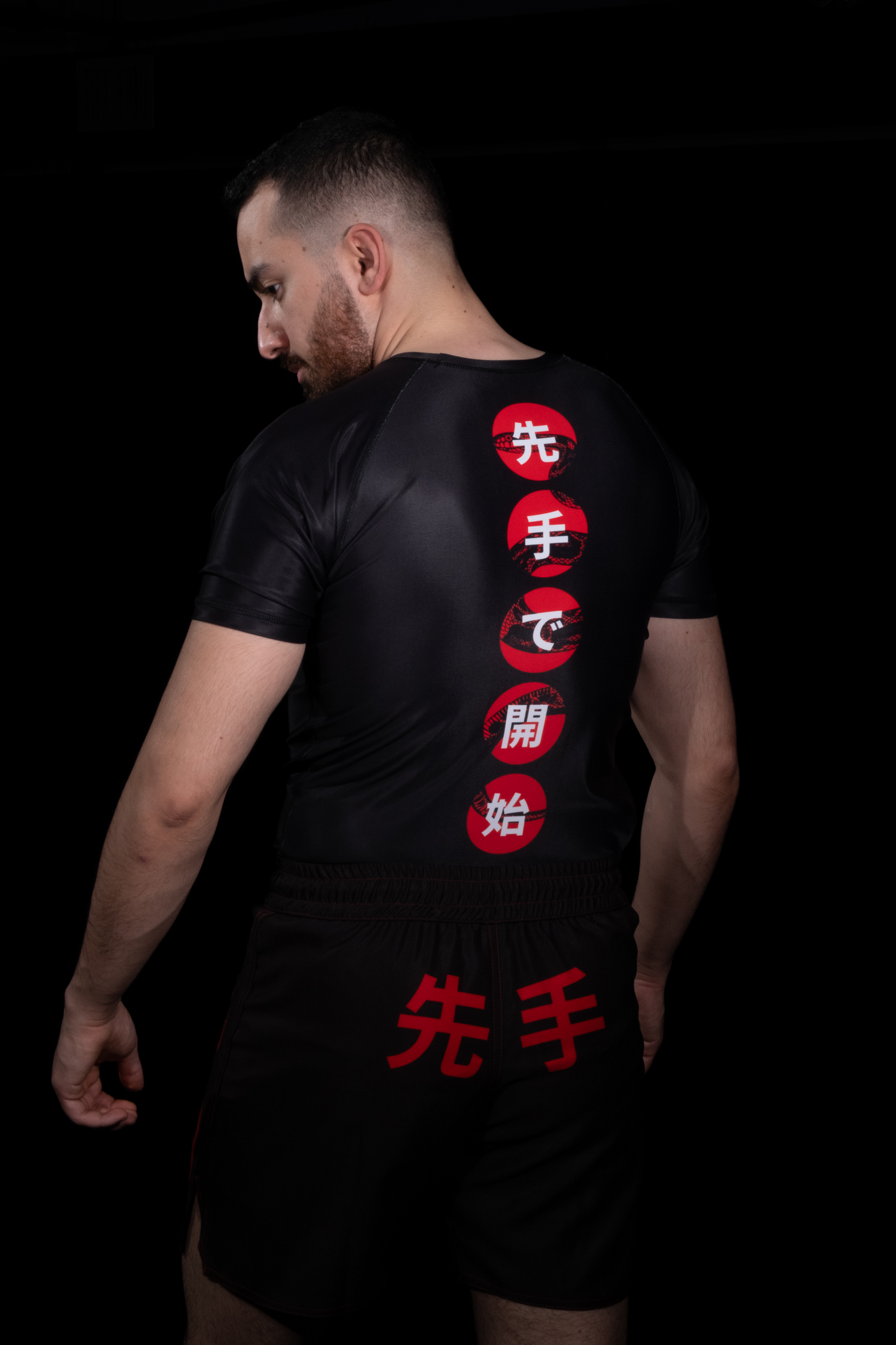 Kaishi BJJ Rashguard - Obsidian Black