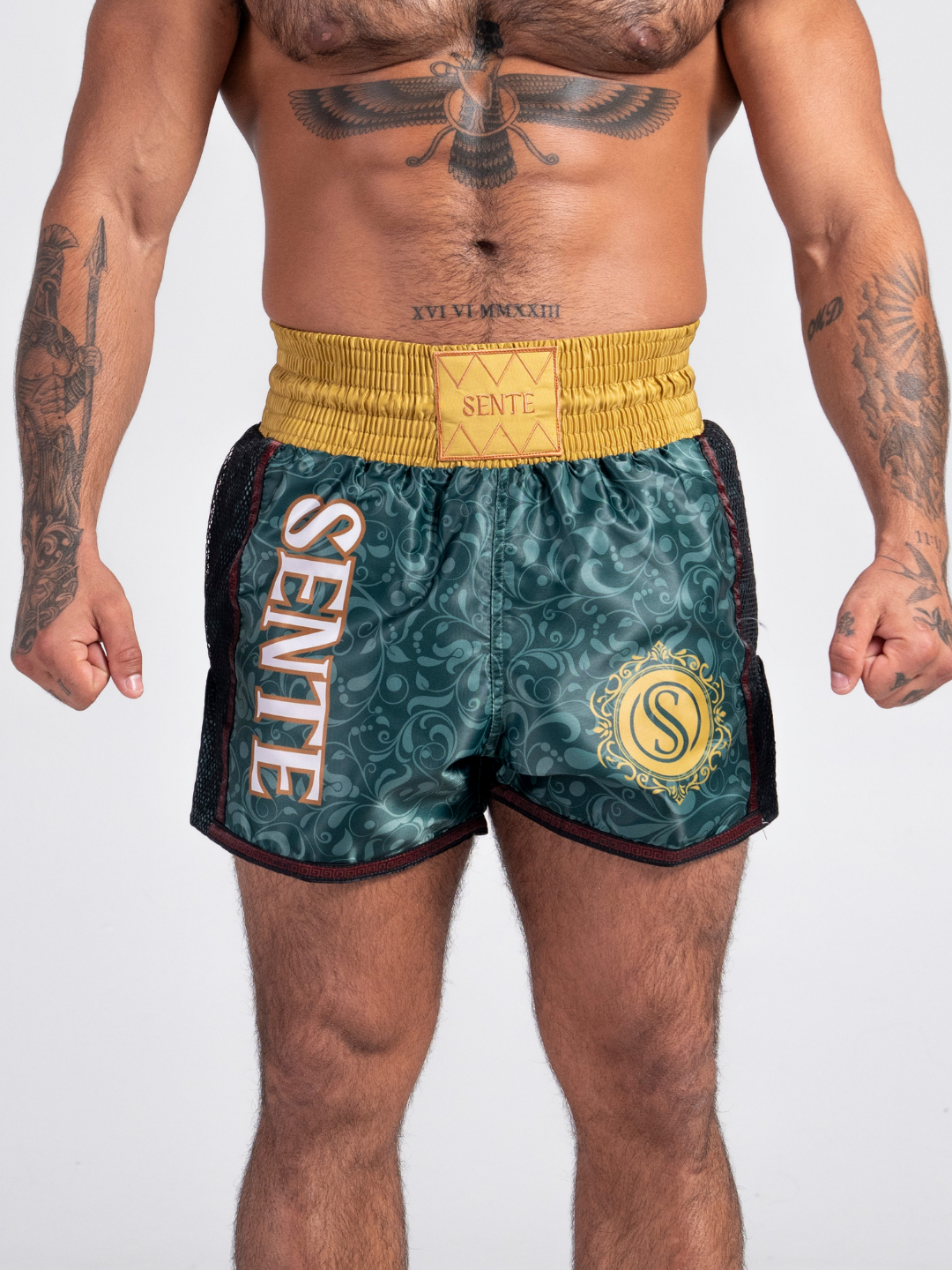 Verdant Dynasty Muay Thai Shorts - Green