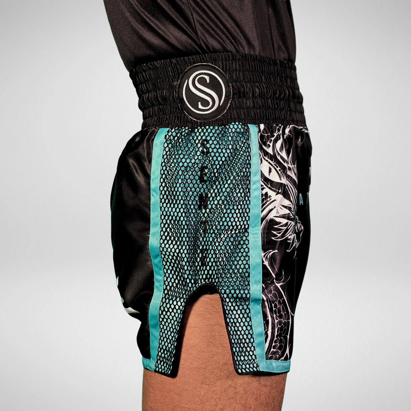 Dragon's Breath V2 Muay Thai Shorts - Teal