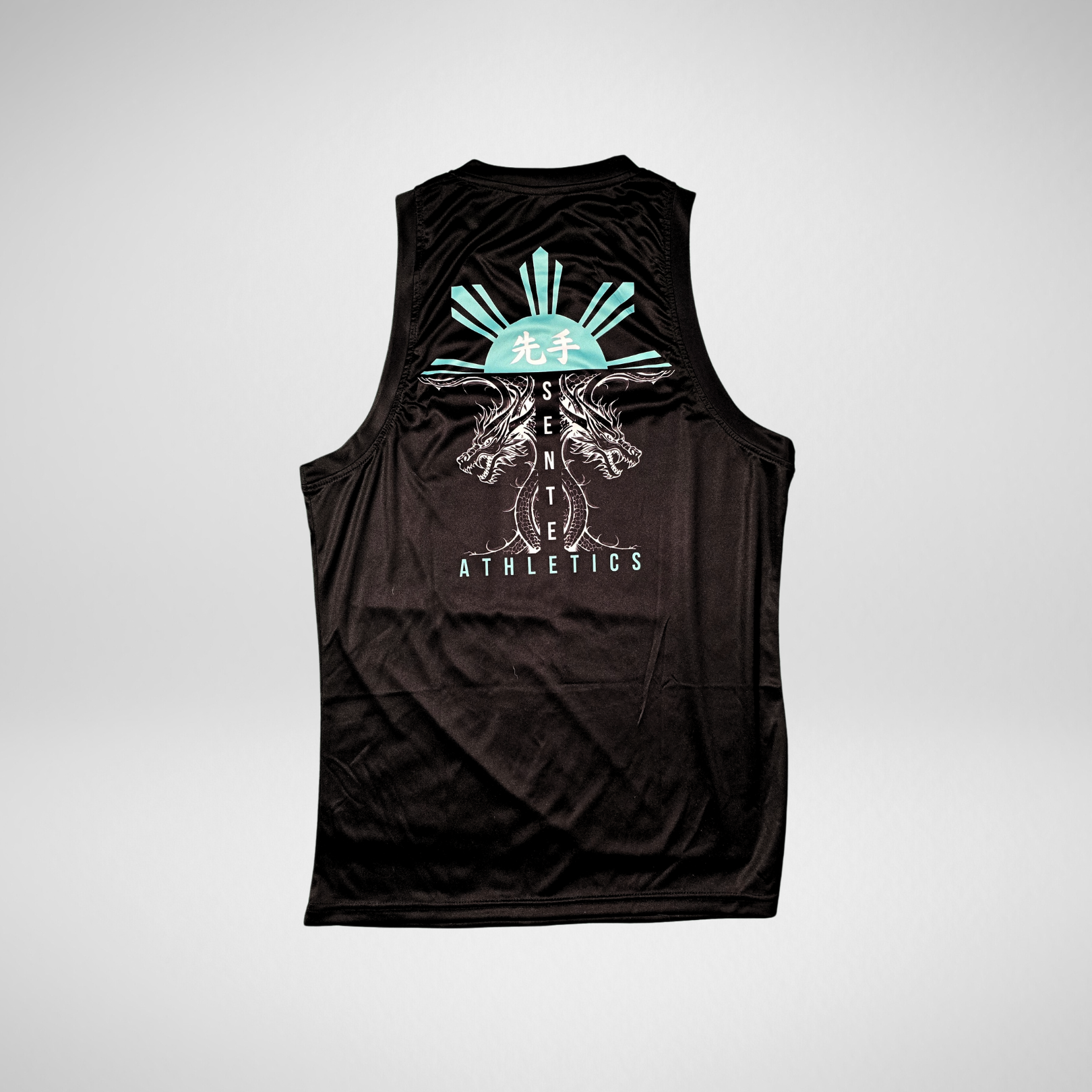 Dragon's Breath Teal Muay Thai Set - jersey, product image by Sente Athletics