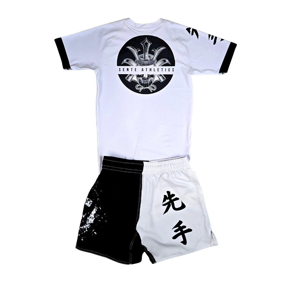 Rogue BJJ Rashguard - X-Ray White